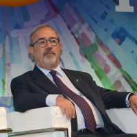 Foto Nicoloro G.   08/09/2018   Ravenna    Festa Nazionale de l' Unita'. nella foto il segretario nazionale della UIL Carmelo Barbagallo.