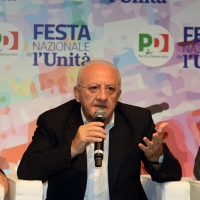 Foto Nicoloro G.   08/09/2018   Ravenna    Festa Nazionale de l' Unita'. nella foto il governatore della Campania Vincenzo De Luca.