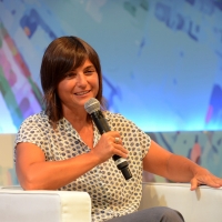 Foto Nicoloro G. 30/08/2018 Ravenna Continua la Festa Nazionale de l' Unita'. nella foto la parlamentare PD Debora Serracchiani.