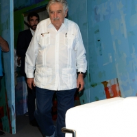 Foto Nicoloro G. 30/08/2018 Ravenna Continua la Festa Nazionale de l\' Unita\'. nella foto l\' ex presidente dell\' Uruguay Pepe Mujica.
