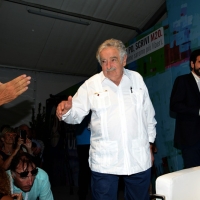 Foto Nicoloro G. 30/08/2018 Ravenna Continua la Festa Nazionale de l\' Unita\'. nella foto l\' ex presidente dell\' Uruguay Pepe Mujica.