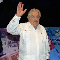 Foto Nicoloro G. 30/08/2018 Ravenna Continua la Festa Nazionale de l\' Unita\'. nella foto l\' ex presidente dell\' Uruguay Pepe Mujica.