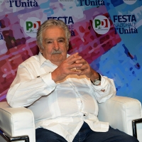 Foto Nicoloro G. 30/08/2018 Ravenna Continua la Festa Nazionale de l\' Unita\'. nella foto l\' ex presidente dell\' Uruguay Pepe Mujica.