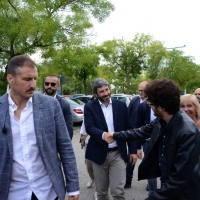 Foto Nicoloro G. 03/09/2018 Ravenna Festa Nazionale de L' Unitaì. nella foto il presidente della Camera Roberto Fico al suo arrivo alla Festa.