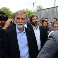 Foto Nicoloro G. 03/09/2018 Ravenna Festa Nazionale de L' Unitaì. nella foto il presidente della Camera Roberto Fico e Graziano Delrio.