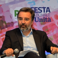 Foto Nicoloro G.   03/09/2018   Ravenna   Festa Nazionale de l' Unita'. nella foto il direttore de l' Espresso Marco Damilano.