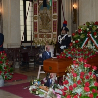 Foto Nicoloro G. 11/11/2016 Milano Nella sala Alessi di palazzo Marino si e' svolto in forma laica il funerale dell' oncologo Umberto Veronesi. nella foto il sindaco Giuseppe Sala.