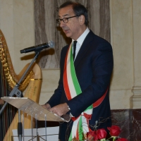 Foto Nicoloro G. 11/11/2016 Milano Nella sala Alessi di palazzo Marino si e' svolto in forma laica il funerale dell' oncologo Umberto Veronesi. nella foto il sindaco Giuseppe Sala.
