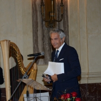 Foto Nicoloro G. 11/11/2016 Milano Nella sala Alessi di palazzo Marino si e' svolto in forma laica il funerale dell' oncologo Umberto Veronesi. nella foto il figlio dell' oncologo Paolo Veronesi.
