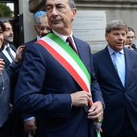 Foto Nicoloro G. 18/09/2016 Milano Inaugurazione della Giornata europea della Cultura Ebraica alla presenza del ministro della Difesa. nella foto il sindaco di Milano Giuseppe Sala.