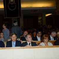 Foto Nicoloro G. 18/09/2016 Milano Inaugurazione della Giornata europea della Cultura Ebraica alla presenza del ministro della Difesa. nella foto da sinistra Giuseppe Sala, Milo Hasbani, Gabriele Besso, Nunzia Di Segni e Roberta Pinotti.