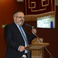 Foto Nicoloro G. 18/09/2016 Milano Inaugurazione della Giornata europea della Cultura Ebraica alla presenza del ministro della Difesa. nella foto il rabbino Capo di Milano Alfonso Arbib.