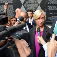 Foto Nicoloro G. 18/09/2016 Milano Inaugurazione della Giornata europea della Cultura Ebraica alla presenza del ministro della Difesa. nella foto il ministro Roberta Pinotti.