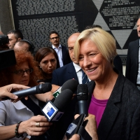 Foto Nicoloro G. 18/09/2016 Milano Inaugurazione della Giornata europea della Cultura Ebraica alla presenza del ministro della Difesa. nella foto il ministro Roberta Pinotti.