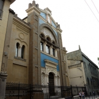 Foto Nicoloro G. 18/09/2016 Milano Inaugurazione della Giornata europea della Cultura Ebraica alla presenza del ministro della Difesa. nella foto la Sinagoga centrale di Milano.