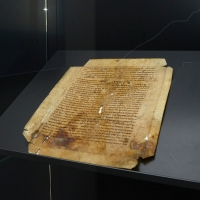 Foto Nicoloro G. 13/12/2017 Ferrara Inaugurazione della prima parte del Meis, il Museo Nazionale dell' Ebraismo Italiano e della Shoah, con la mostra “ Ebrei, una storia italiana: i primi mille anni ”. nella foto un particolare della mostra.