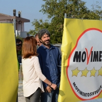 Foto Nicoloro G. 22/09/2017 Rimini Seconda giornata della quarta edizione di ' Italia 5 Stelle ', manifestazione a carattere nazionale del Movimento. nella foto il deputato Roberto Fico.