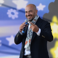 Foto Nicoloro G. 22/09/2017 Rimini Seconda giornata della quarta edizione di ' Italia 5 Stelle ', manifestazione a carattere nazionale del Movimento. nella foto il giornalista e conduttore televisivo Gianluigi Paragone.