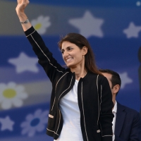 Foto Nicoloro G. 22/09/2017 Rimini Seconda giornata della quarta edizione di ' Italia 5 Stelle ', manifestazione a carattere nazionale del Movimento. nella foto Virginia Raggi, sindaco di Roma.