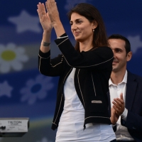 Foto Nicoloro G. 22/09/2017 Rimini Seconda giornata della quarta edizione di ' Italia 5 Stelle ', manifestazione a carattere nazionale del Movimento. nella foto Virginia Raggi, sindaco di Roma.