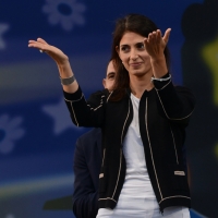 Foto Nicoloro G. 22/09/2017 Rimini Seconda giornata della quarta edizione di ' Italia 5 Stelle ', manifestazione a carattere nazionale del Movimento. nella foto Virginia Raggi, sindaco di Roma.