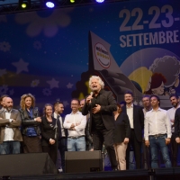 Foto Nicoloro G. 22/09/2017 Rimini Seconda giornata della quarta edizione di \' Italia 5 Stelle \', manifestazione a carattere nazionale del Movimento. nella foto Beppe Grillo.