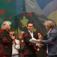 Foto Nicoloro G. 22/09/2017 Rimini Seconda giornata della quarta edizione di \' Italia 5 Stelle \', manifestazione a carattere nazionale del Movimento. nella foto Luigi Di Maio e\' proclamato vincitore della consultazione on-line.