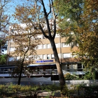 Foto Nicoloro G. 29/10/2016 Marina Romea ( Ravenna ) Manifestazione della Lega Nord per protestare contro l\' accoglienza di 26 profughi in una struttura alberghiera in questa localita\' alle porte di Ravenna. nella foto l\' hotel Solaria dove sono momentaneamente ospitati i 26 profughi.