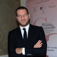 Foto Nicoloro G. 03/12/2017 Ravenna 46° edizione del ' Premio Guidarello ' per il Giornalismo d' Autore. nella foto il giornalista Daniele Piervincenzi che ha ricevuto un riconoscimento speciale in seguito all' aggressione di cui e' stato vittima a Ostia mentre svolgeva il suo lavoro.