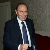 03/12/2017 Ravenna 46° edizione del ' Premio Guidarello ' per il Giornalismo d' Autore. nella foto Bruno Vespa che ha condotto la serata.