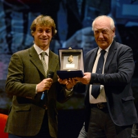 Foto Nicoloro G. 03/12/2017 Ravenna 46° edizione del ' Premio Guidarello ' per il Giornalismo d' Autore. nella foto Alberto Angela, paleontologo, scrittore e divulgatore scientifico, che e' stato premiato per la sezione Radio/Televisione.