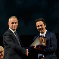 Foto Nicoloro G. 18/11/2018 Ravenna 47esima edizione del ' Premio Guidarello per il Giornalismo d' Autore '. nella foto il giornalista Edoardo Frittoli premiato nella sezione cultura del Guidarello Romagna.