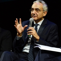 Foto Nicoloro G. 18/11/2018 Ravenna 47esima edizione del ' Premio Guidarello per il Giornalismo d' Autore '. nella foto il giornalista Dario Di Vico premiato nella sezione societa' del Guidarello Nazionale.