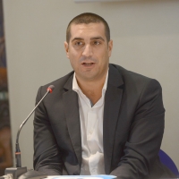 Foto Nicoloro G. 25/07/2017 Ravenna Presentazione del programma dell' edizione 2017 dell' evento ' Dante 2021 ', ricorrenza del VII centenario della morte del Sommo Poeta. Questa edizione che si svolgera' dal 13 al 17 settembre ha per titolo ' il lungo studio e il grande amore '. nella foto il sindaco di Ravenna Michele de Pascale.