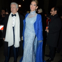 Foto Nicoloro G. 07/12/2017 Milano Tradizionale inaugurazione, nel giorno di Sant' Ambrogio, della stagione 2017/2018 del Teatro alla Scala. nella foto l' imprenditore Adriano Teso con la moglie Laura.