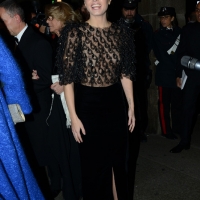 Foto Nicoloro G. 07/12/2017 Milano Tradizionale inaugurazione, nel giorno di Sant' Ambrogio, della stagione 2017/2018 del Teatro alla Scala. nella foto l' attrice Matilde Gioli.