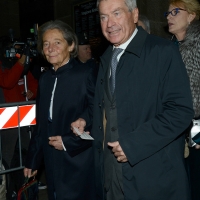 Foto Nicoloro G. 07/12/2017 Milano Tradizionale inaugurazione, nel giorno di Sant' Ambrogio, della stagione 2017/2018 del Teatro alla Scala. nella foto il presidente della Camera di Commercio Carlo Sangalli con moglie.