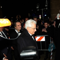 Foto Nicoloro G. 07/12/2018 Milano Tradizionale Prima della Scala che quest' anno apre con ' Attila ' di Giuseppe Verdi. nella foto l' arrivo del Presidente Sergio Mattarella.
