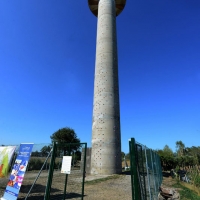 Foto Nicoloro G. 14/07/2017 Ravenna Inaugurata la torre di arrampicata che con i suoi 32 metri e\' la piu\' alta d\' Italia. nella foto la torre voluta dall\' Associazione Sportiva RGF, Ravenna Gravity Fighters.