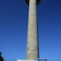 Foto Nicoloro G. 14/07/2017 Ravenna Inaugurata la torre di arrampicata che con i suoi 32 metri e\' la piu\' alta d\' Italia. nella foto la torre voluta dall\' Associazione Sportiva RGF, Ravenna Gravity Fighters.