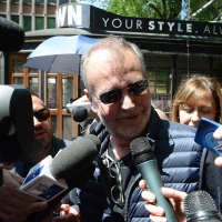 Foto Nicoloro G. 12/05/2018 Milano Riunione dei delegati negoziatori della Lega e del M5S per trovare una soluzione per il ' Contratto di Governo '. nella foto il senatore Roberto Calderoli.