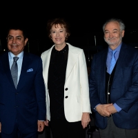 Foto Nicoloro G. 07/04/2016 Coriano (RN) Comunita\' di San Patrignano Terza edizione del \' Positive Economy Forum \'. nella foto da sinistra Nassir Abdulaziz Al-Nasser, alto rappresentante ONU, Letizia Moratti, presidente Fondazione San Patrignano, e Jacques Attali, presidente Positive Economy Forum.