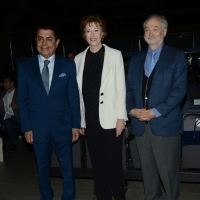 Foto Nicoloro G. 07/04/2016 Coriano (RN) Comunita\' di San Patrignano Terza edizione del \' Positive Economy Forum \'. nella foto da sinistra Nassir Abdulaziz Al-Nasser, alto rappresentante ONU, Letizia Moratti, presidente Fondazione San Patrignano, e Jacques Attali, presidente Positive Economy Forum.