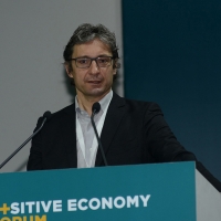 Foto Nicoloro G. 07/04/2016 Coriano (RN) Comunita' di San Patrignano Terza edizione del ' Positive Economy Forum '. nella foto il sindaco di Rimini Andrea Gnassi.