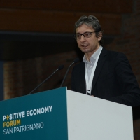 Foto Nicoloro G. 07/04/2016 Coriano (RN) Comunita' di San Patrignano Terza edizione del ' Positive Economy Forum '. nella foto il sindaco di Rimini Andrea Gnassi.