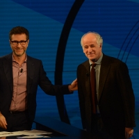 Foto Nicoloro G. 13/11/2016 Milano Trasmissione televisiva su Rai 3 ' Che tempo che fa '. nella foto Fabio Fazio e l' attore Toni Servillo.