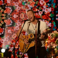 Foto Nicoloro G. 13/11/2016 Milano Trasmissione televisiva su Rai 3 \' Che tempo che fa \'. nella foto Chris Martin dei Coldplay.