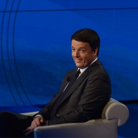 Foto Nicoloro G. 13/11/2016 Milano Trasmissione televisiva su Rai 3 ' Che tempo che fa '. nella foto il premier Matteo Renzi.