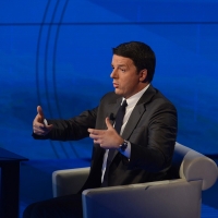 Foto Nicoloro G. 13/11/2016 Milano Trasmissione televisiva su Rai 3 ' Che tempo che fa '. nella foto il premier Matteo Renzi.