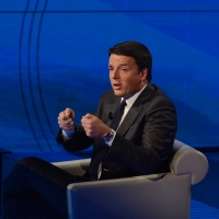 Foto Nicoloro G. 13/11/2016 Milano Trasmissione televisiva su Rai 3 ' Che tempo che fa '. nella foto il premier Matteo Renzi.